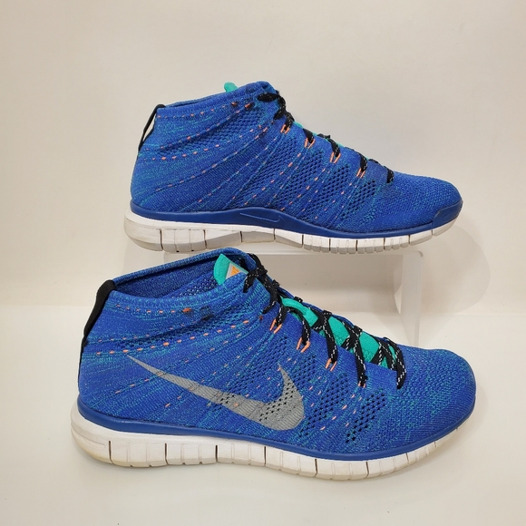 nike free flyknit chukka game royal